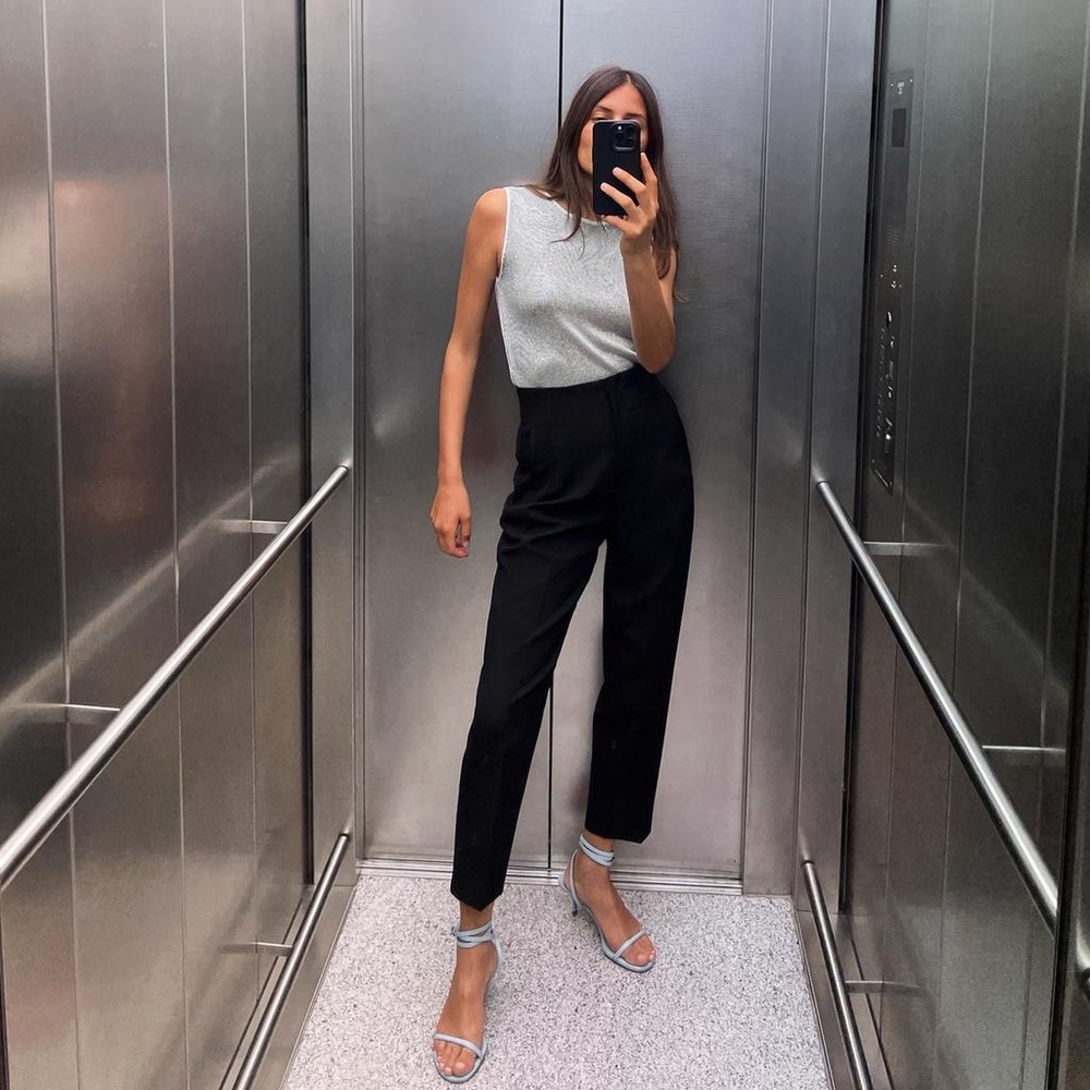 Zara Pants with a High Waist
